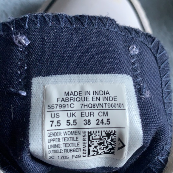 Converse All Star Blue - Picture 6 of 6